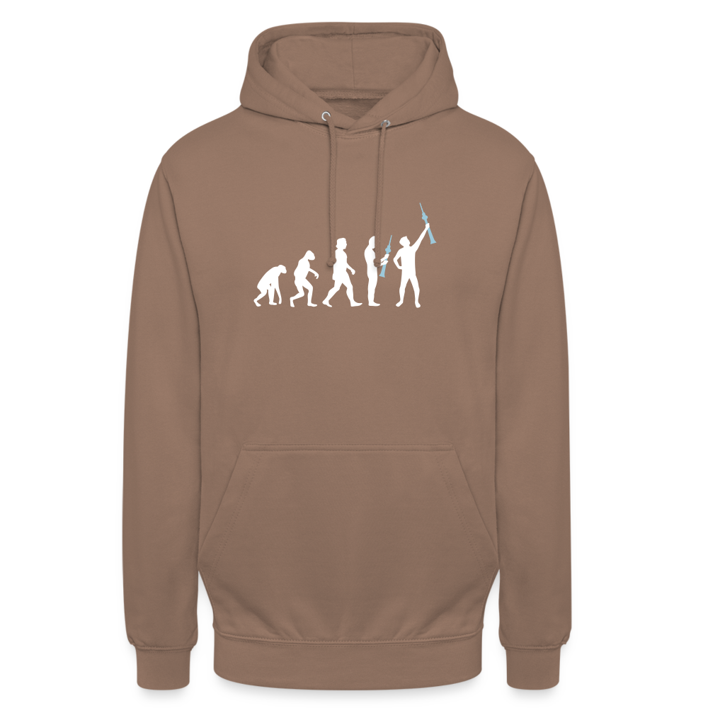 Evolution - Unisex Hoodie - Mokka