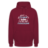 Könnt' ick fliejen, wär ick zu faul zum Flüjelschlagen - Unisex Hoodie - Bordeaux