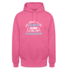 Könnt' ick fliejen, wär ick zu faul zum Flüjelschlagen - Unisex Hoodie - Pink