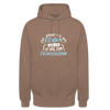 Könnt' ick fliejen, wär ick zu faul zum Flüjelschlagen - Unisex Hoodie - Mokka