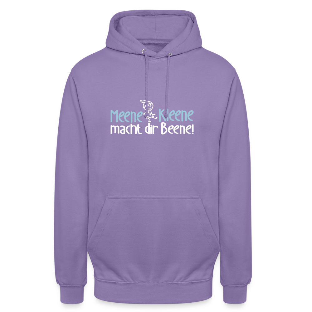 Meene Kleene macht dir Beene! - Unisex Hoodie - Lavendel