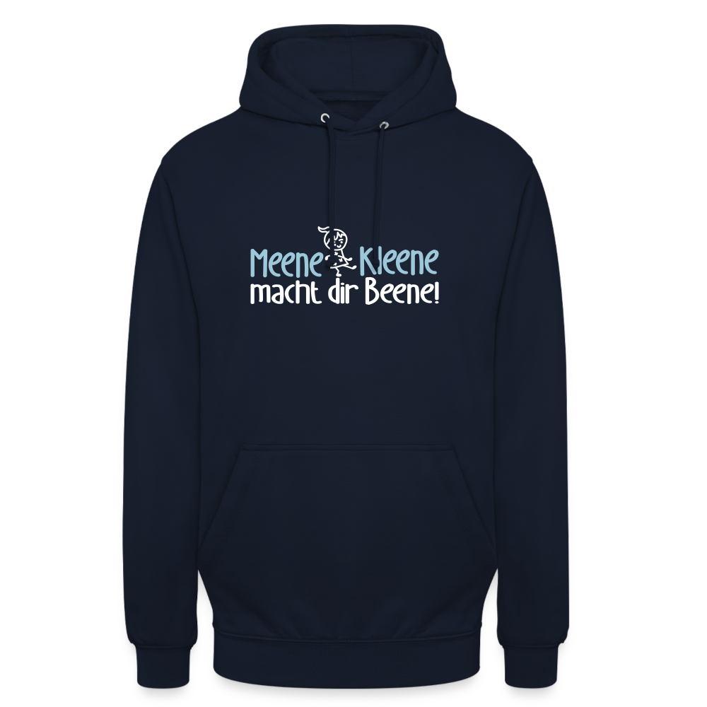 Meene Kleene macht dir Beene! - Unisex Hoodie - Navy