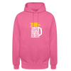 Ick kieke, staune, wunda mir, wie'n kühles Bier jefällt mir hier - Unisex Hoodie - Pink