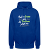 Hab 'ne Lösung, aba did Problem jefällt mir. - Unisex Hoodie - Royalblau