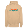 Keene Sorge, ick regel dit! - Unisex Hoodie - Pfirsich