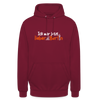 Ick wär jetzt lieber in Berlin - Unisex Hoodie - Bordeaux