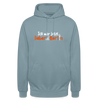 Ick wär jetzt lieber in Berlin - Unisex Hoodie - Nebelblau