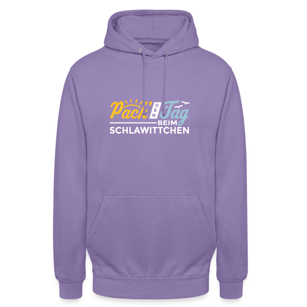 Pack' den Tag beim Schlawittchen - Unisex Hoodie - Lavendel