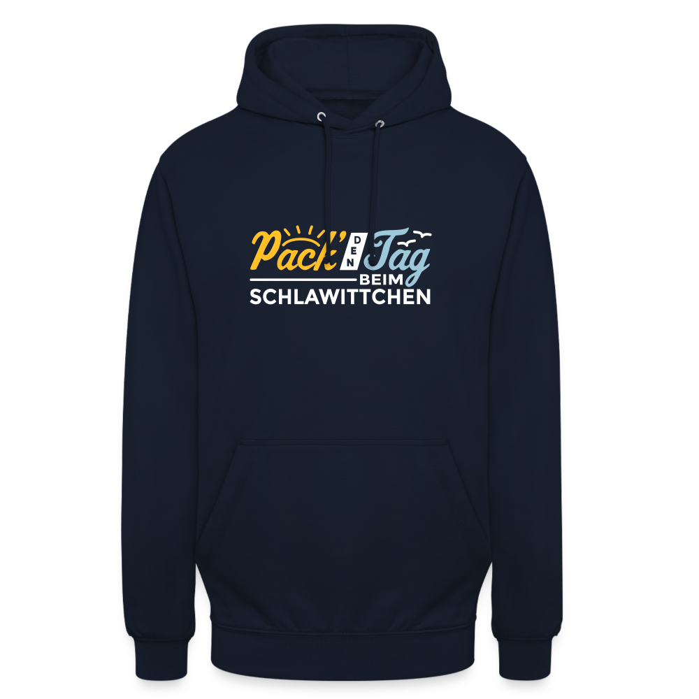 Pack' den Tag beim Schlawittchen - Unisex Hoodie - Navy