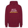aba jut, uff jeht's! - Unisex Hoodie - Bordeaux
