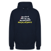 aba jut, uff jeht's! - Unisex Hoodie - Navy