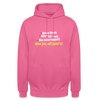 aba jut, uff jeht's! - Unisex Hoodie - Pink