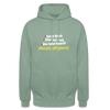 aba jut, uff jeht's! - Unisex Hoodie - Graugrün