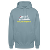 aba jut, uff jeht's! - Unisex Hoodie - Nebelblau