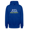 aba jut, uff jeht's! - Unisex Hoodie - Royalblau
