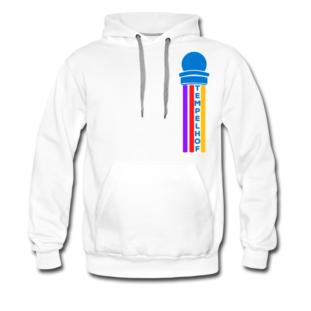 Tempelhof Radarturm - Männer Premium Hoodie - Weiß