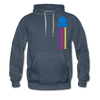 Tempelhof Radarturm - Männer Premium Hoodie - Jeansblau