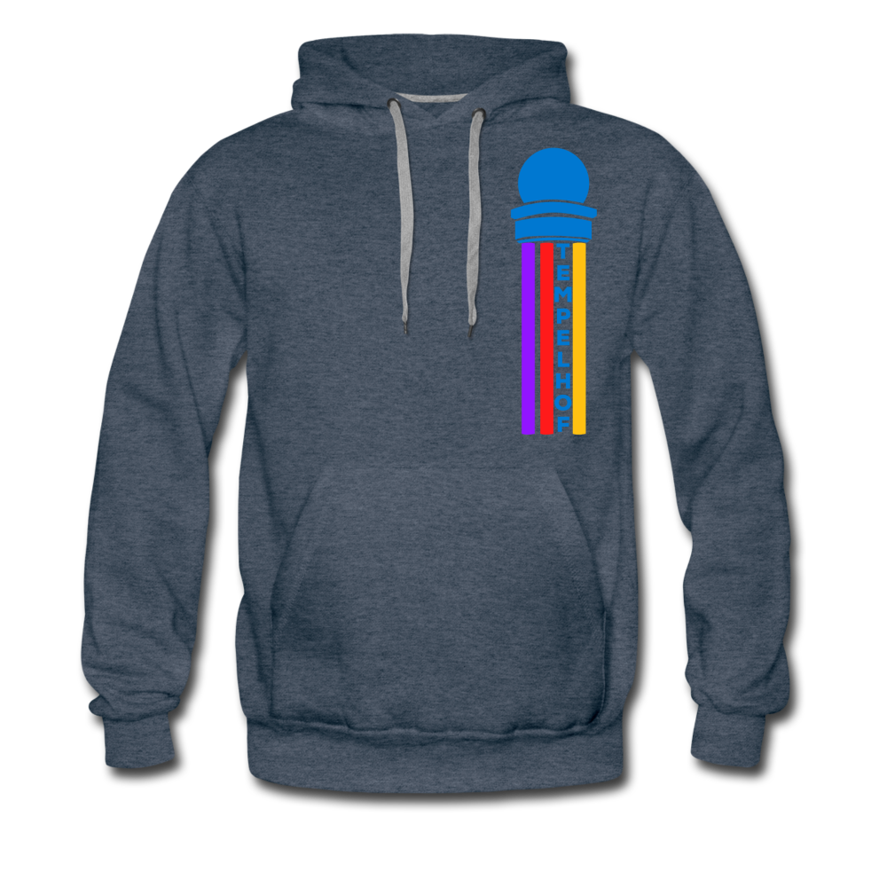 Tempelhof Radarturm - Männer Premium Hoodie - Jeansblau