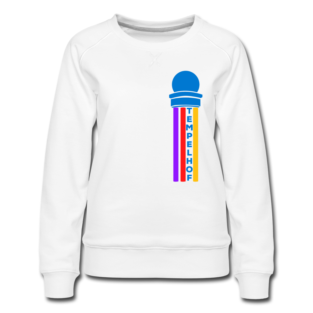 Tempelhof Radarturm - Frauen Premium Sweatshirt - Weiß