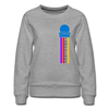 Tempelhof Radarturm - Frauen Premium Sweatshirt - Grau meliert