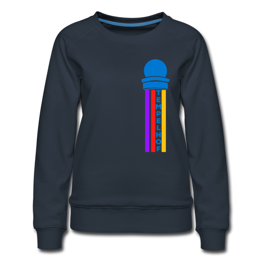 Tempelhof Radarturm - Frauen Premium Sweatshirt - Navy