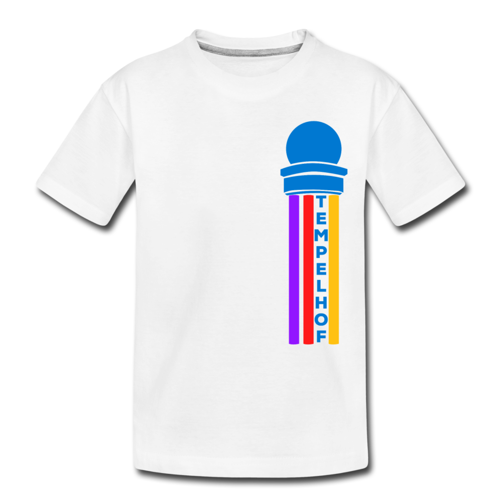 Tempelhof Radarturm - Kinder Premium T-Shirt - Weiß