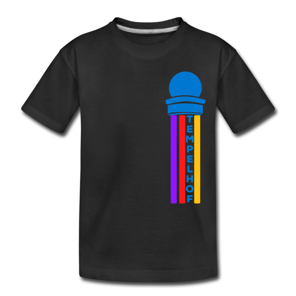 Tempelhof Radarturm - Kinder Premium T-Shirt - Schwarz
