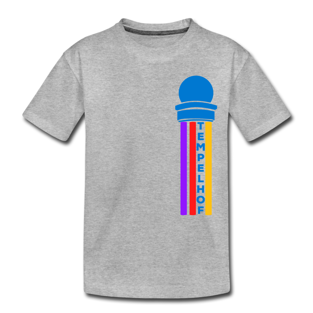 Tempelhof Radarturm - Kinder Premium T-Shirt - Grau meliert