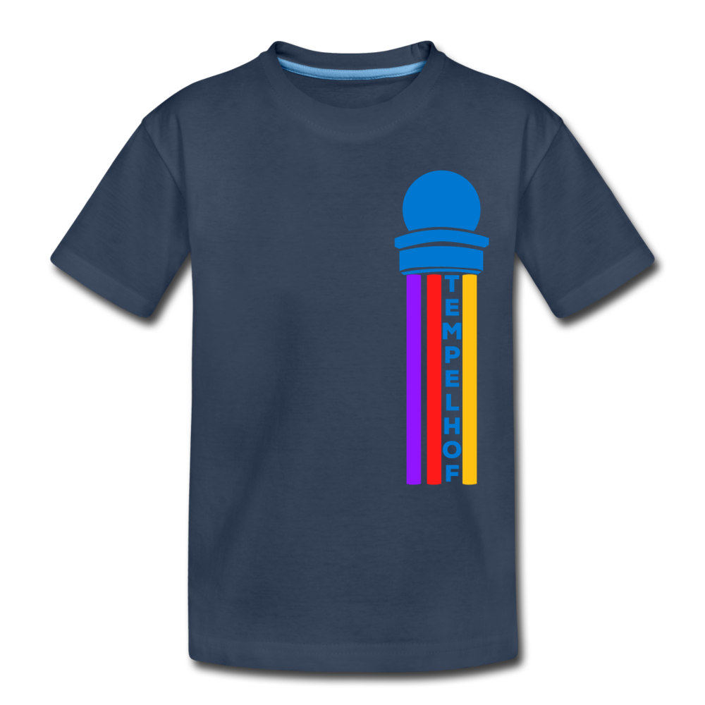 Tempelhof Radarturm - Kinder Premium T-Shirt - Navy