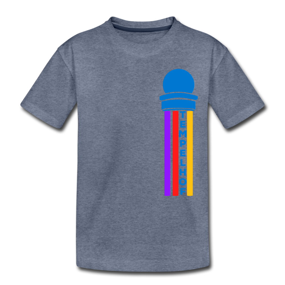 Tempelhof Radarturm - Kinder Premium T-Shirt - Blau meliert