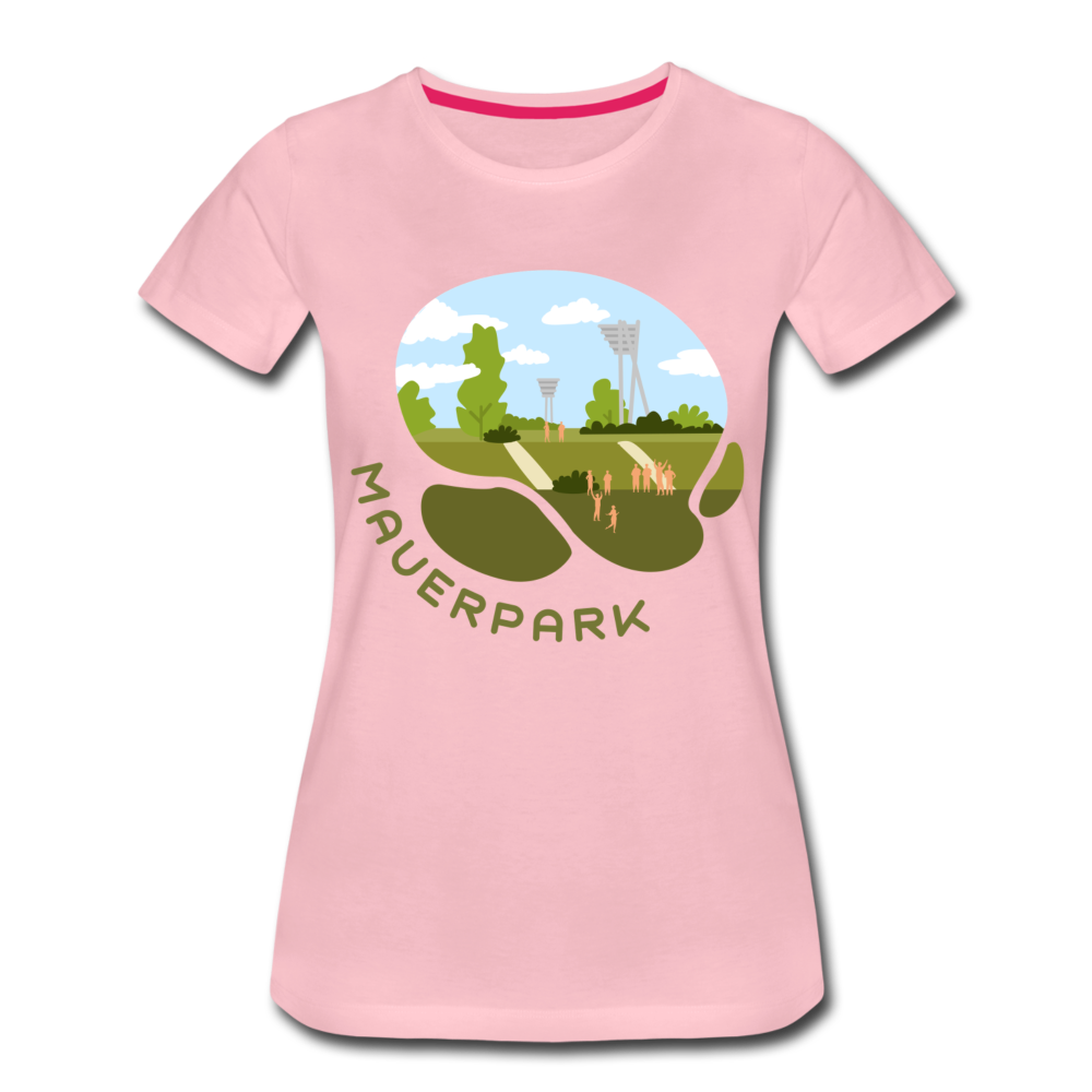 Mauerpark - Frauen Premium T-Shirt - Hellrosa