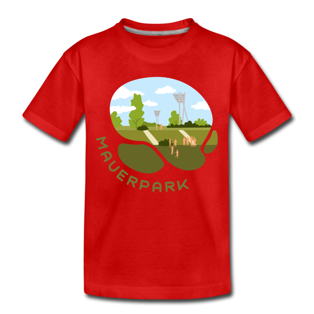 Mauerpark - Kinder Premium T-Shirt - Rot