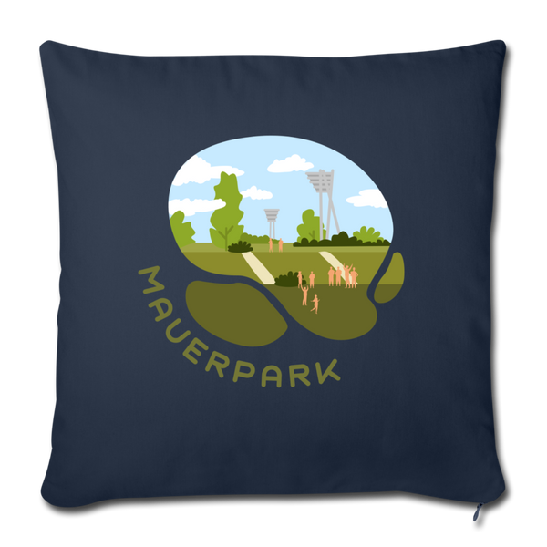 Mauerpark - Sofakissenbezug (45 x 45 cm) - Navy
