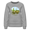 Mauerpark - Frauen Premium Sweatshirt - Grau meliert