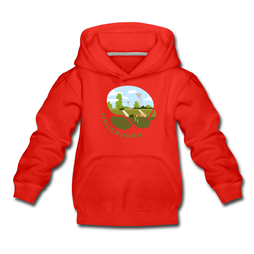 Mauerpark - Kinder Premium Hoodie - Rot