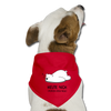 Heute nich! - Hunde-Bandana - Rot