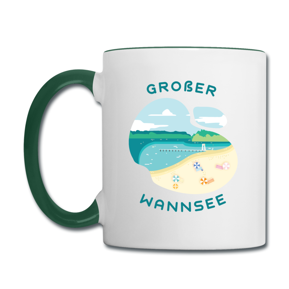 Großer Wannsee - Tasse zweifarbig