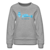 Tegel TXL keep me - Frauen Premium Sweatshirt - Grau meliert