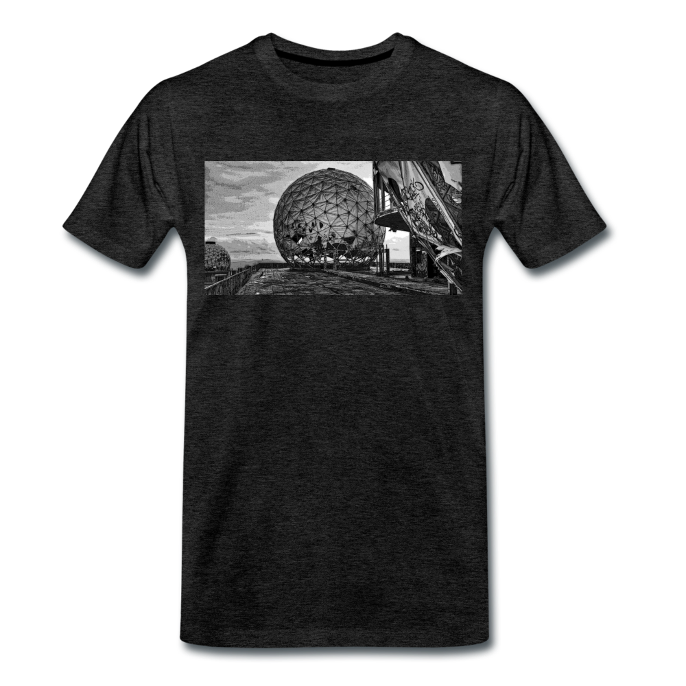 Teufelsberg im Bild - Männer Premium T-Shirt - Anthrazit