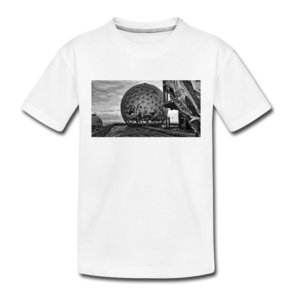 Teufelsberg im Bild - Kinder Premium T-Shirt - Weiß