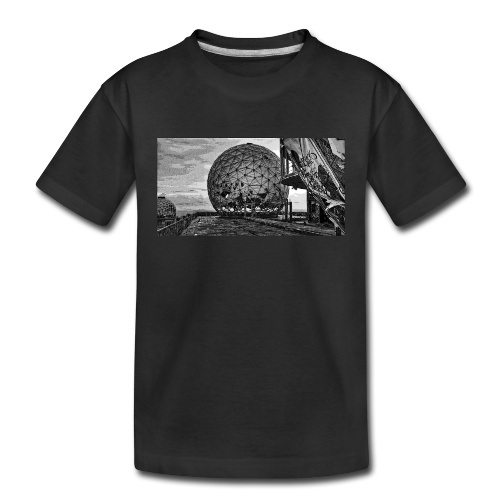 Teufelsberg im Bild - Kinder Premium T-Shirt - Schwarz