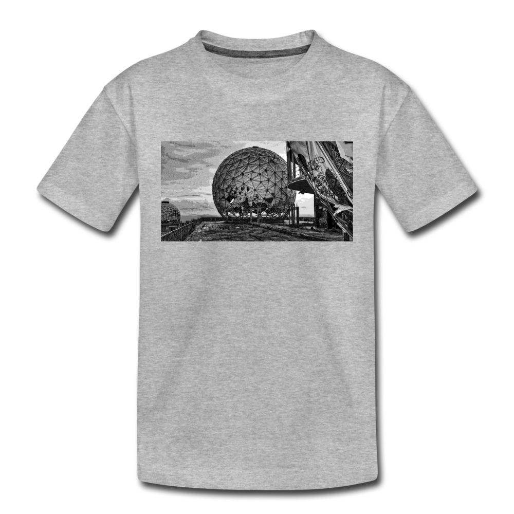 Teufelsberg im Bild - Kinder Premium T-Shirt - Grau meliert