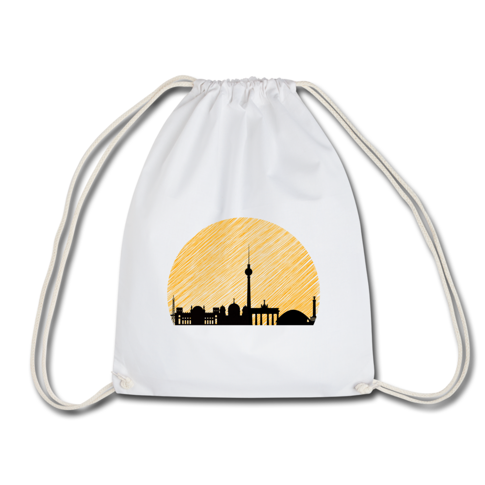 Berliner Skyline - Turnbeutel - Weiß