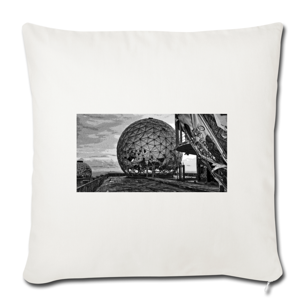 Teufelsberg im Bild - Sofakissen mit Füllung (45 x 45 cm) - Naturweiß