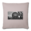 Teufelsberg im Bild - Sofakissen mit Füllung (45 x 45 cm) - helles Taupe