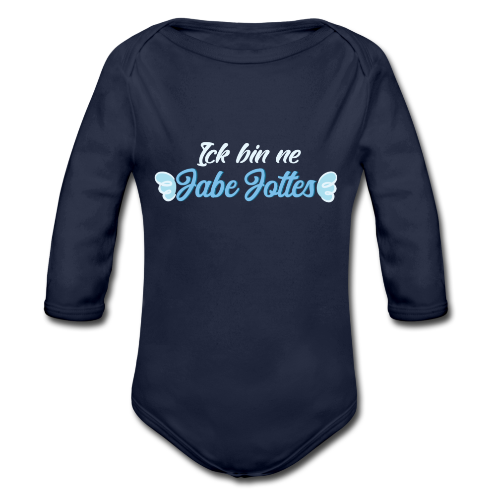 Jabe Jottes - Bio-Langarmbody - Dunkelnavy