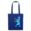 Berliner Bär Geometrie - Stoffbeutel - Royalblau