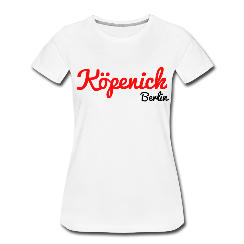 Köpenick - Frauen Premium T-Shirt - Weiß