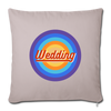 Wedding Retro - Sofakissenbezug (45 x 45 cm) - helles Taupe