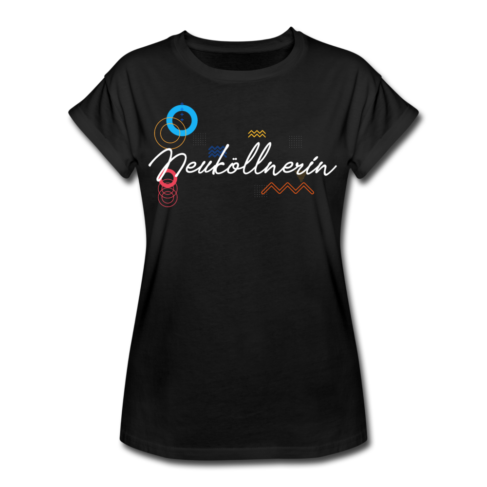 Neuköllnerin - Frauen Oversize T-Shirt - Schwarz